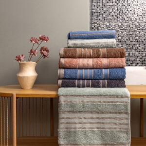 Σετ 3τμχ πετσέτες μπάνιου Crochet.