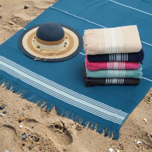 Πετσέτα Θάλασσας Fouta Με Κρόσια